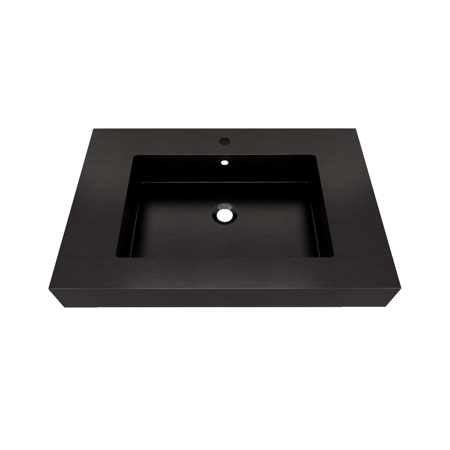 Max 30" Black Stainless Steel Sink - Bathroom Vanity Sink | Better Vanity Premium Bathroom Vanity & Storage USA
