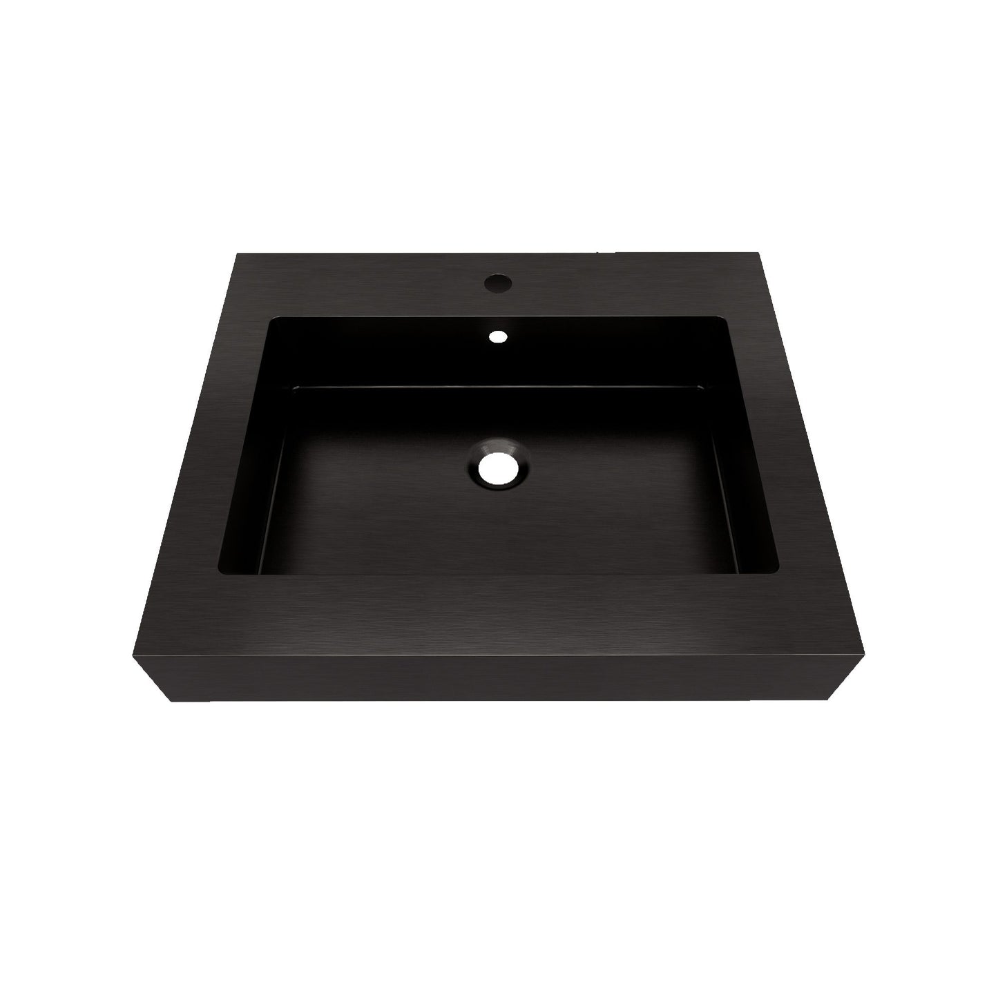 Max 24" Black Stainless Steel Sink - Bathroom Vanity Sink | Better Vanity Premium Bathroom Vanity & Storage USA