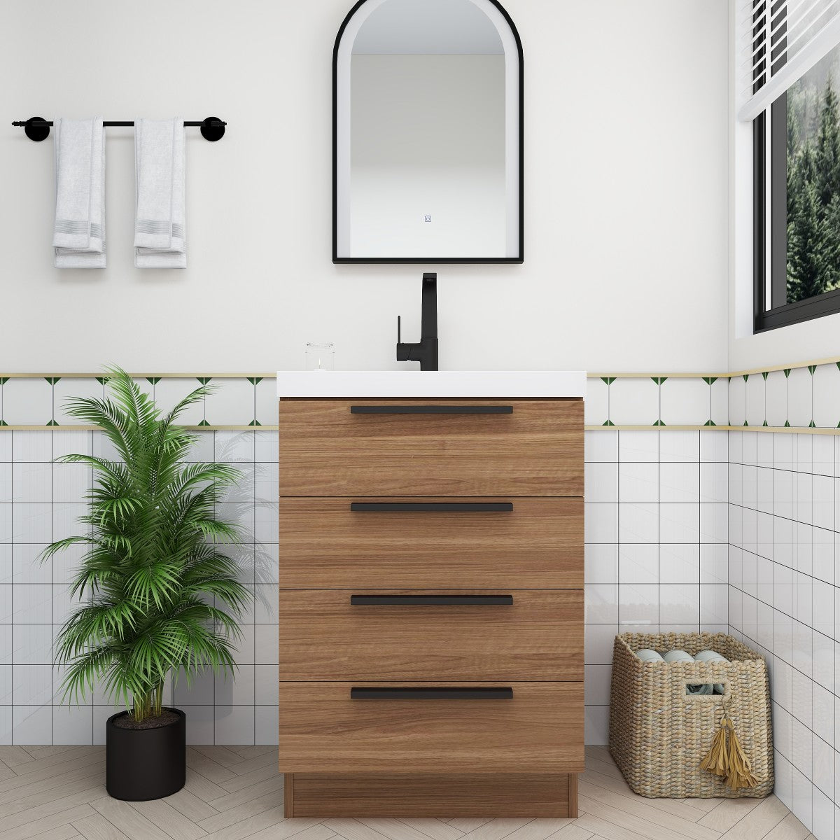 Carla Freestanding Bathroom Vanity with Sink