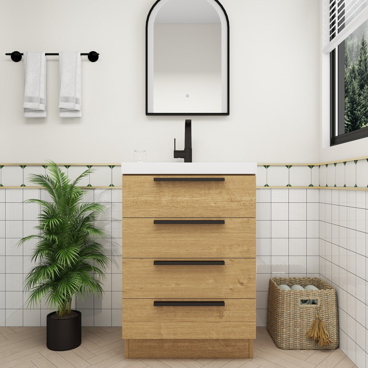 Carla Freestanding Bathroom Vanity with Sink
