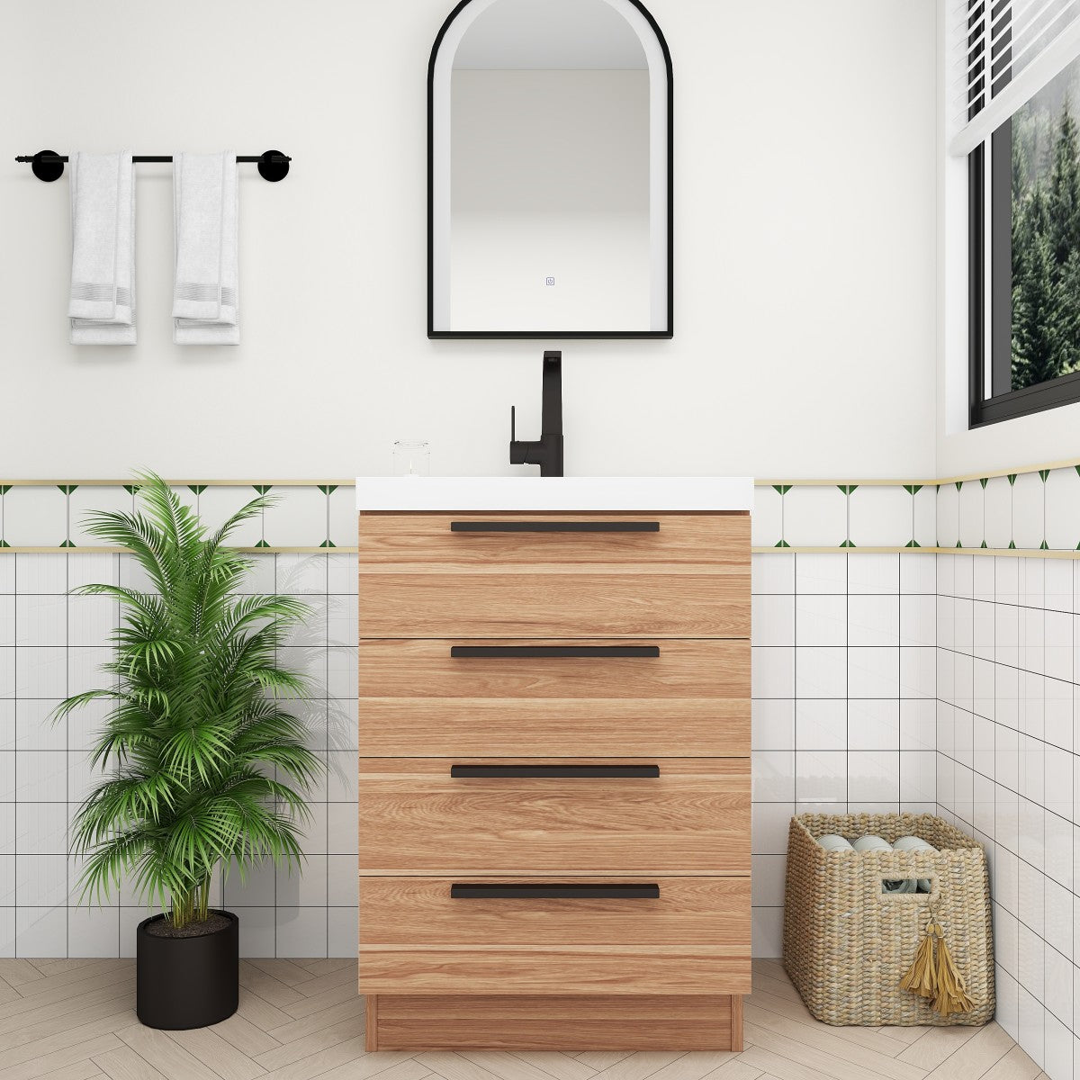Carla Freestanding Bathroom Vanity with Sink