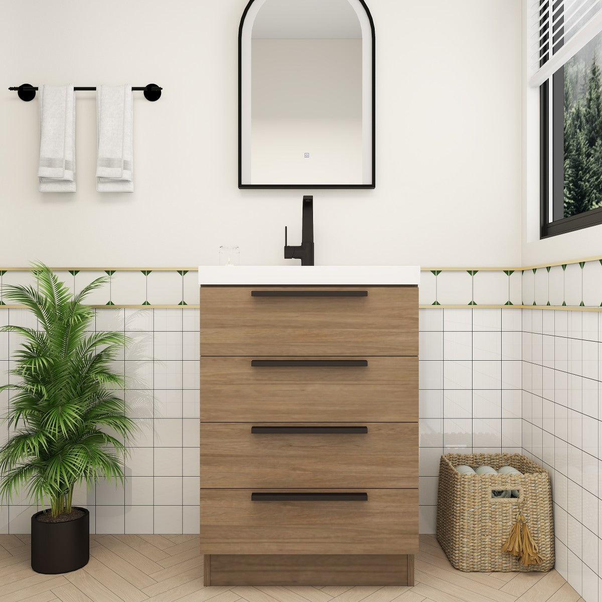 Carla Freestanding Bathroom Vanity with Sink