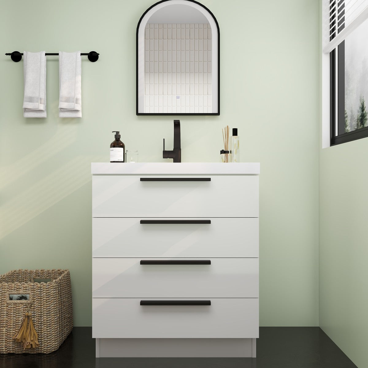 Carla Freestanding Bathroom Vanity with Sink