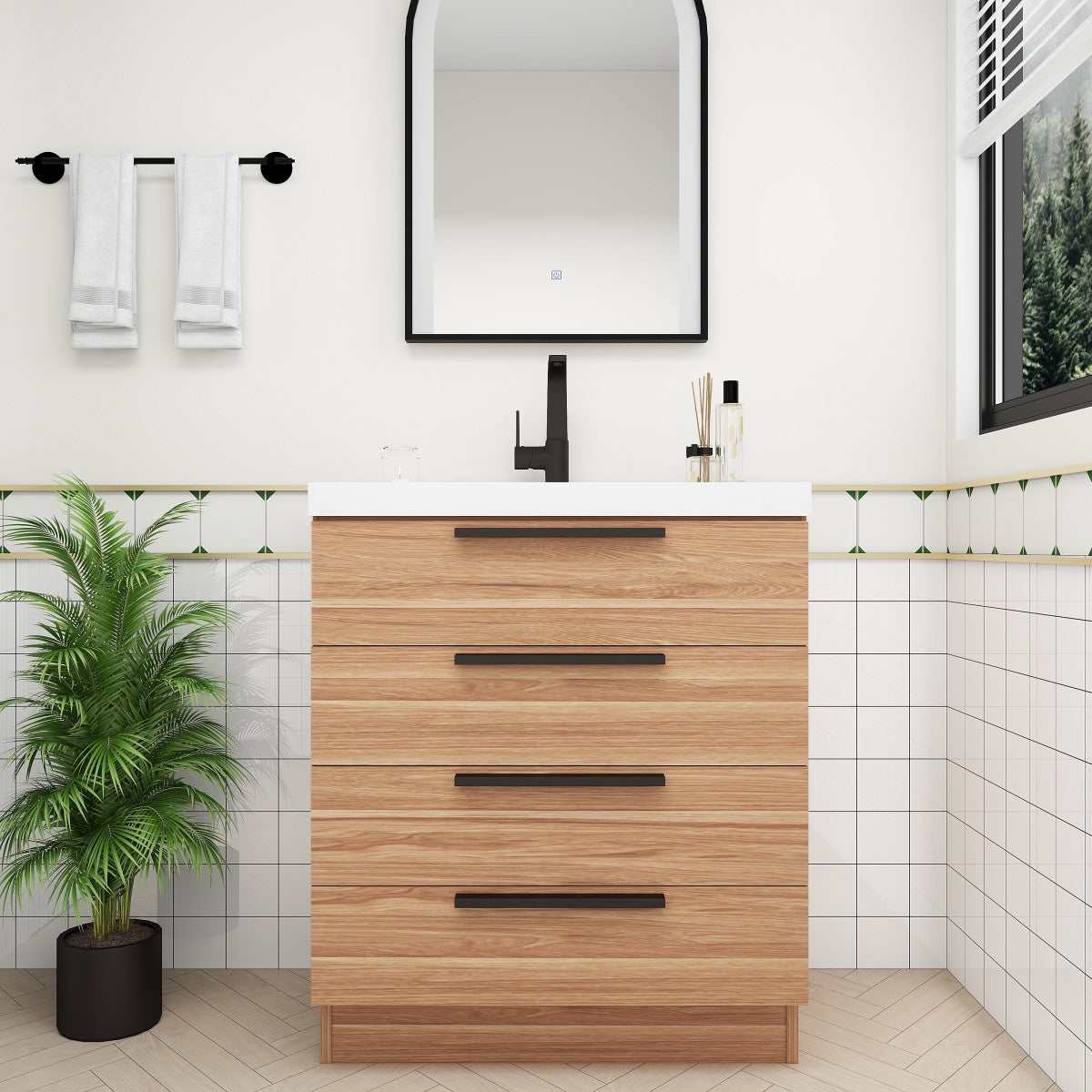 Carla Freestanding Bathroom Vanity with Sink