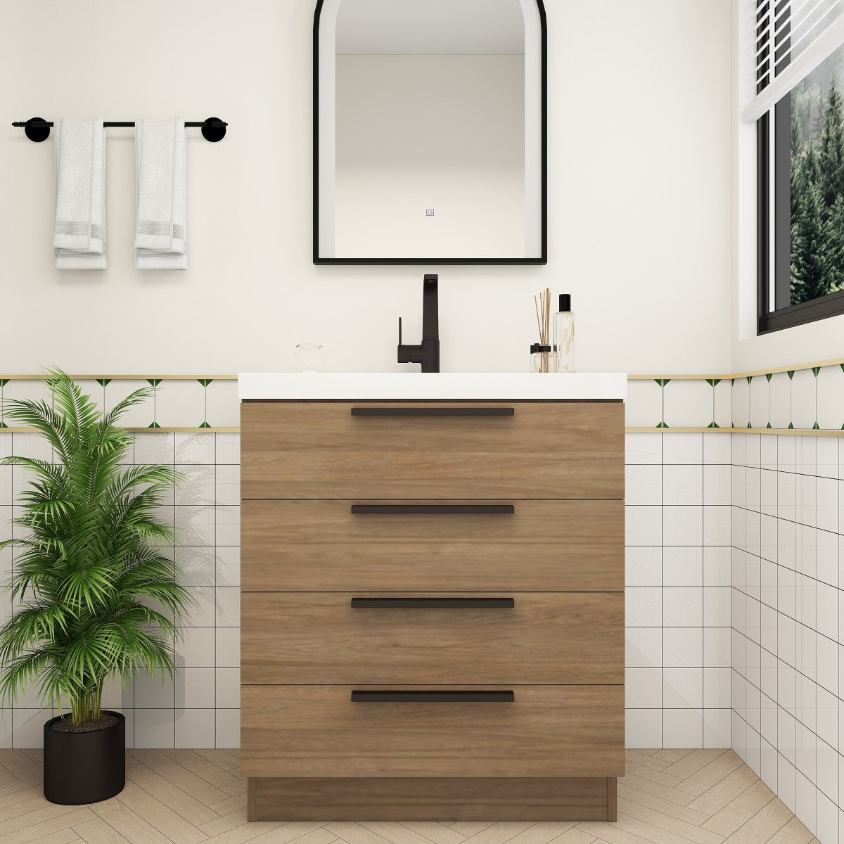 Carla Freestanding Bathroom Vanity with Sink