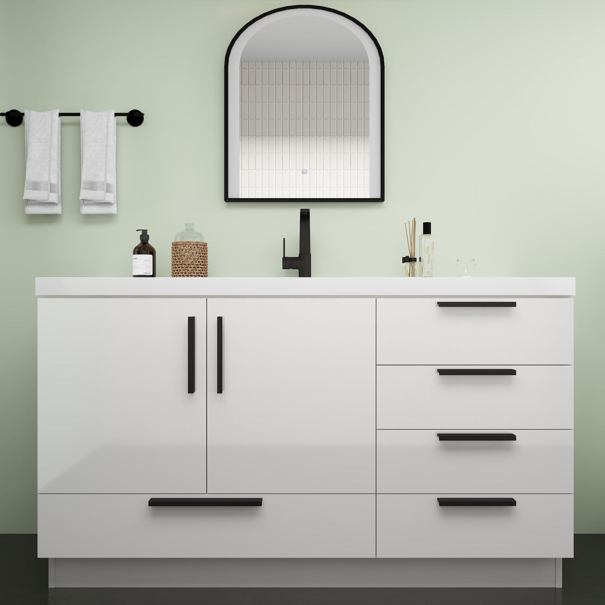 Carla Freestanding Bathroom Vanity with Sink