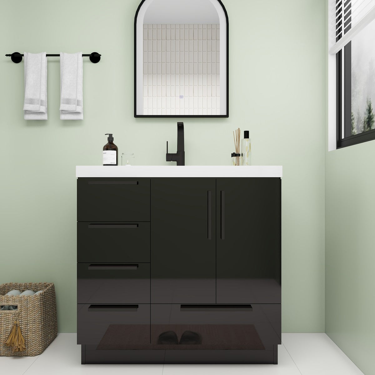 Carla Freestanding Bathroom Vanity with Sink