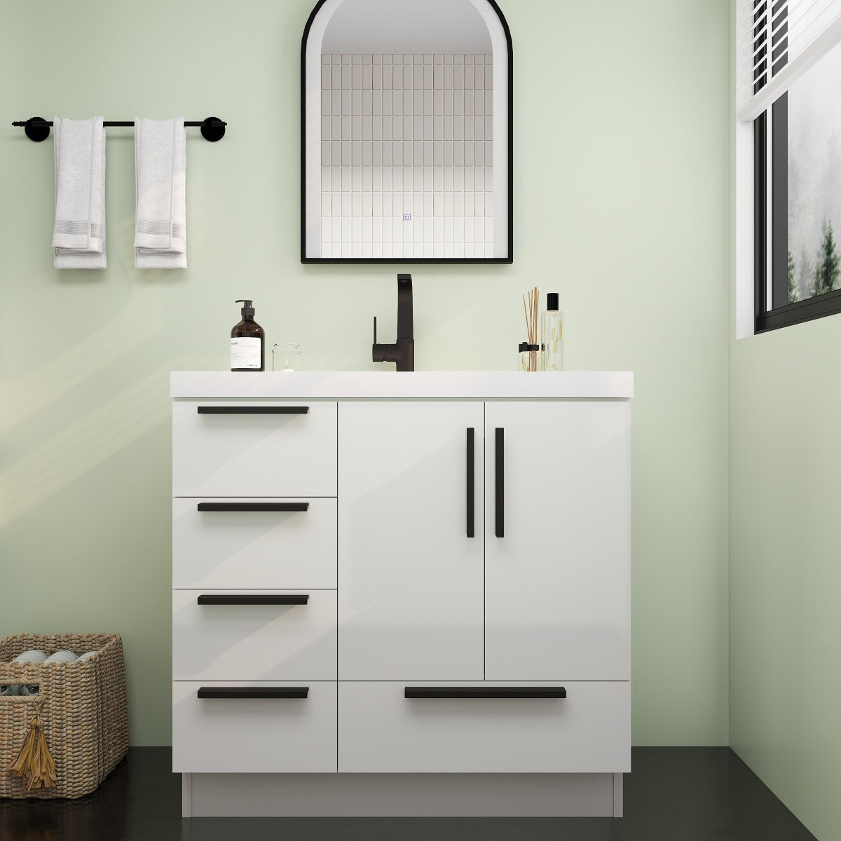Carla Freestanding Bathroom Vanity with Sink