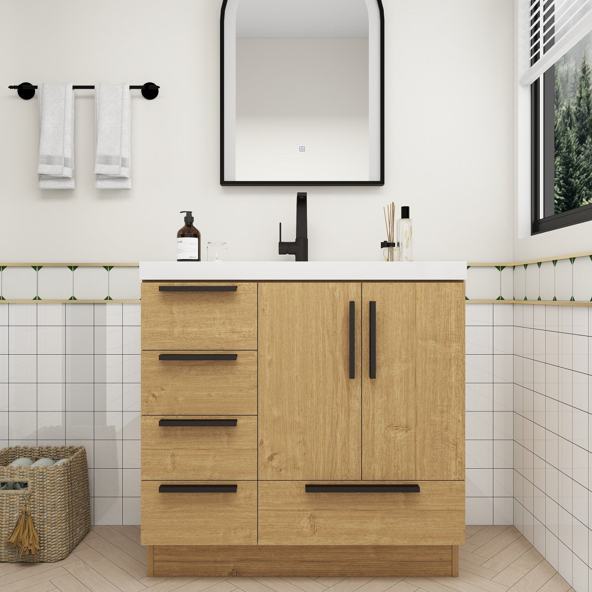 Carla Freestanding Bathroom Vanity with Sink