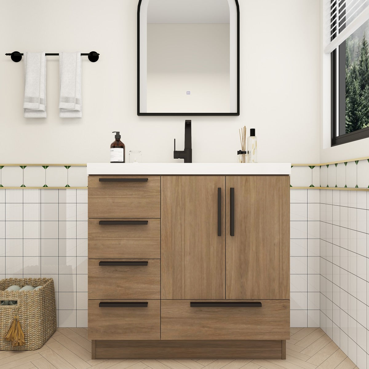 Carla Freestanding Bathroom Vanity with Sink