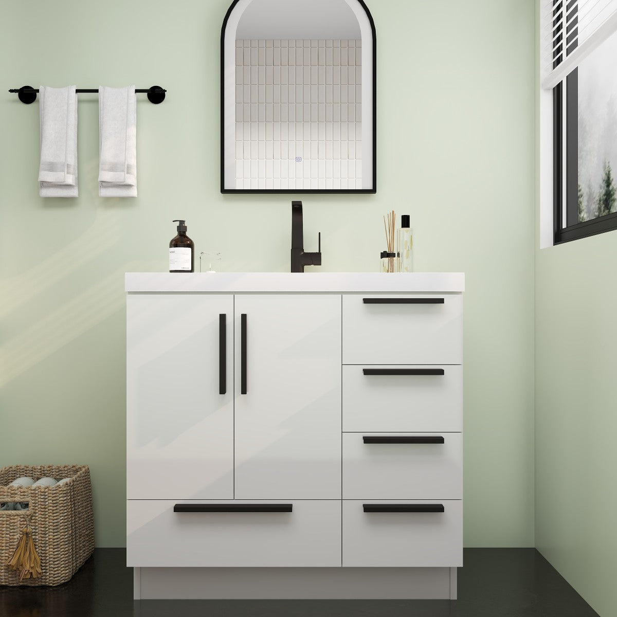 Carla Freestanding Bathroom Vanity with Sink