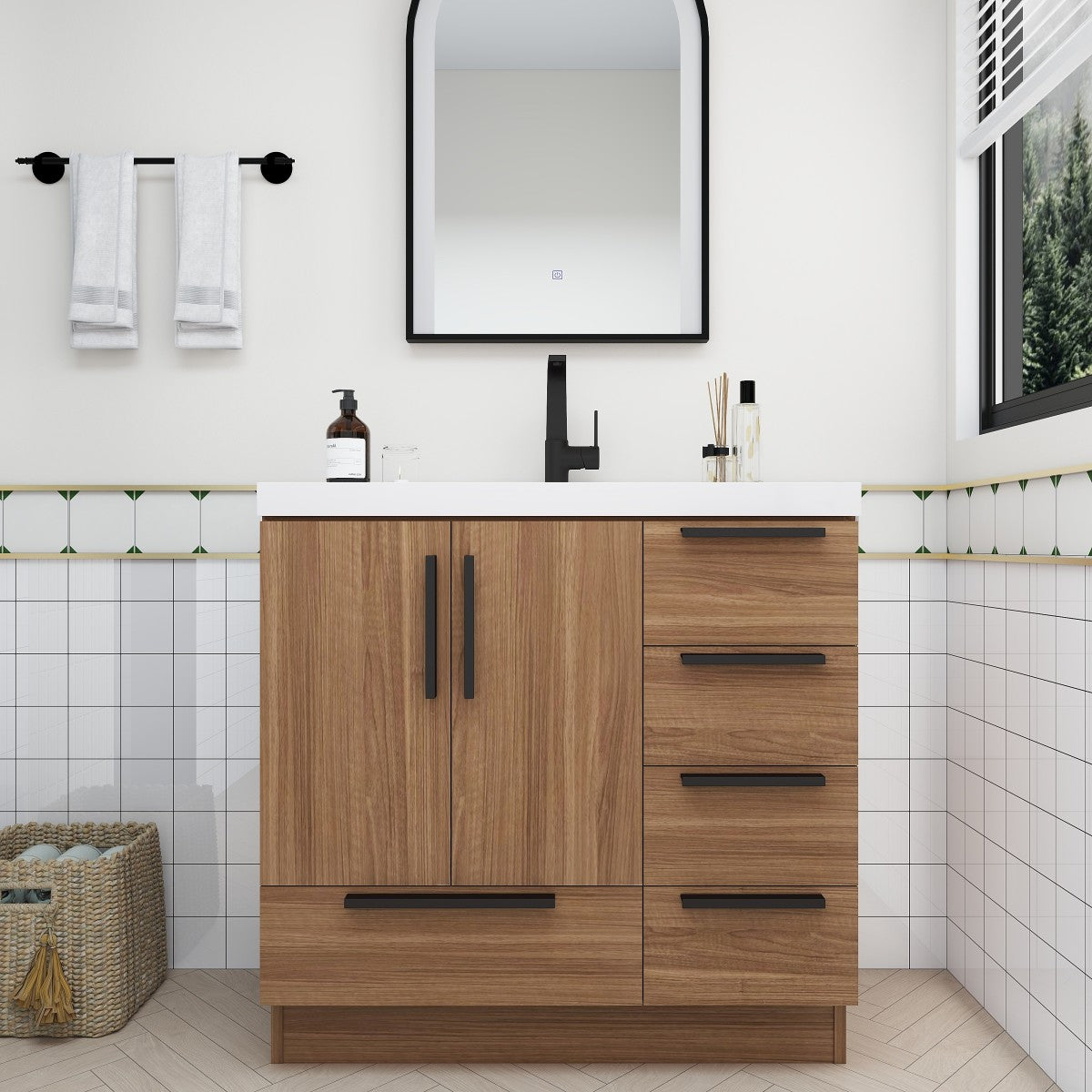 Carla Freestanding Bathroom Vanity with Sink