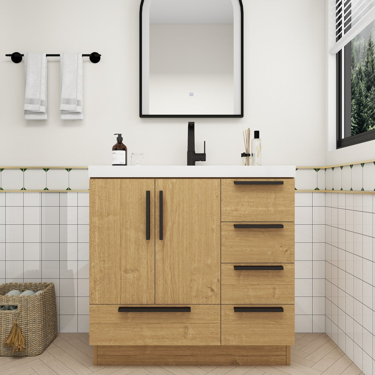 Carla Freestanding Bathroom Vanity with Sink