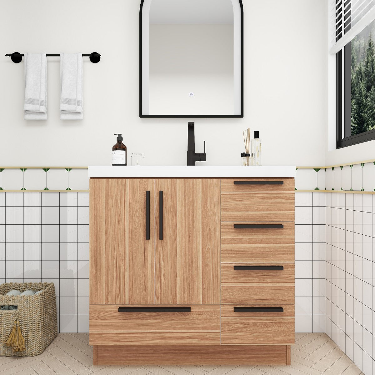 Carla Freestanding Bathroom Vanity with Sink