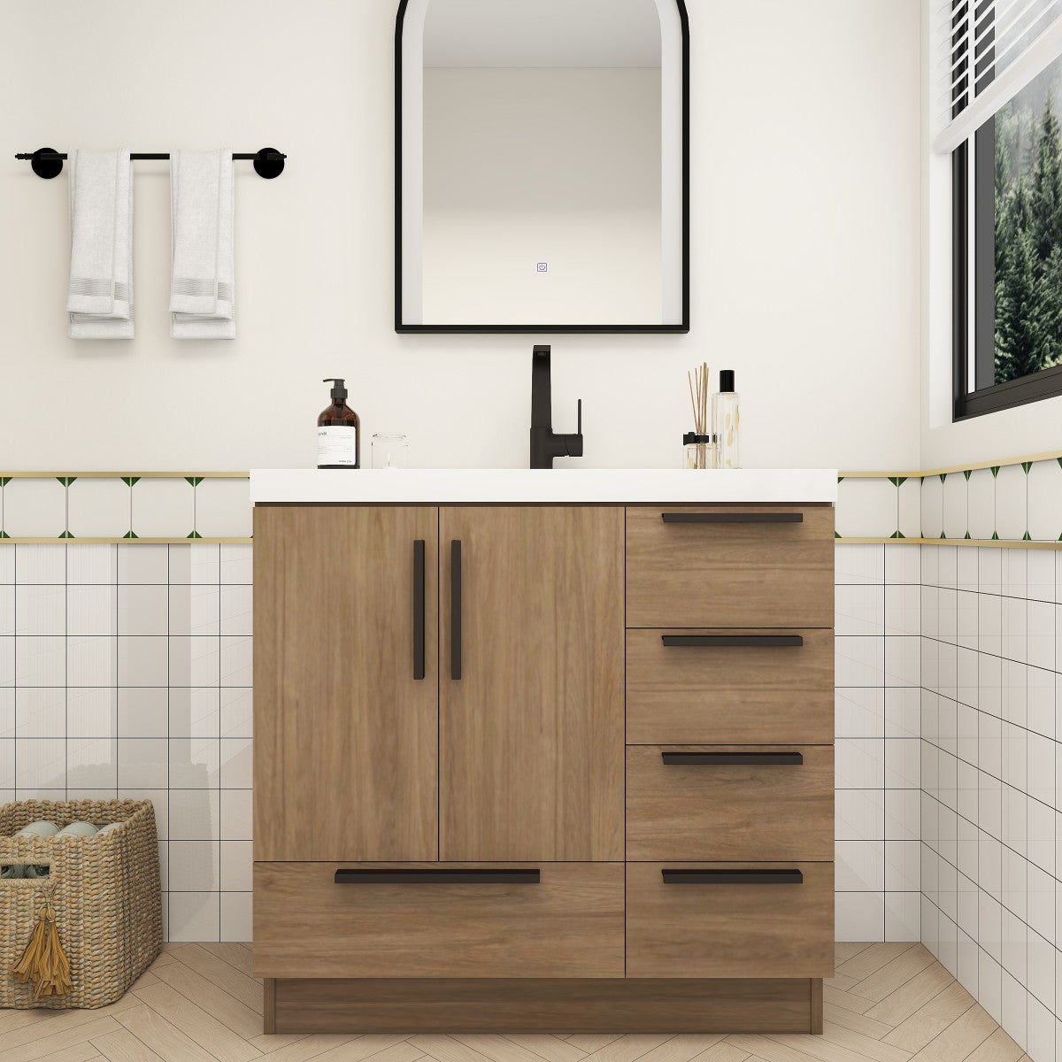 Carla Freestanding Bathroom Vanity with Sink
