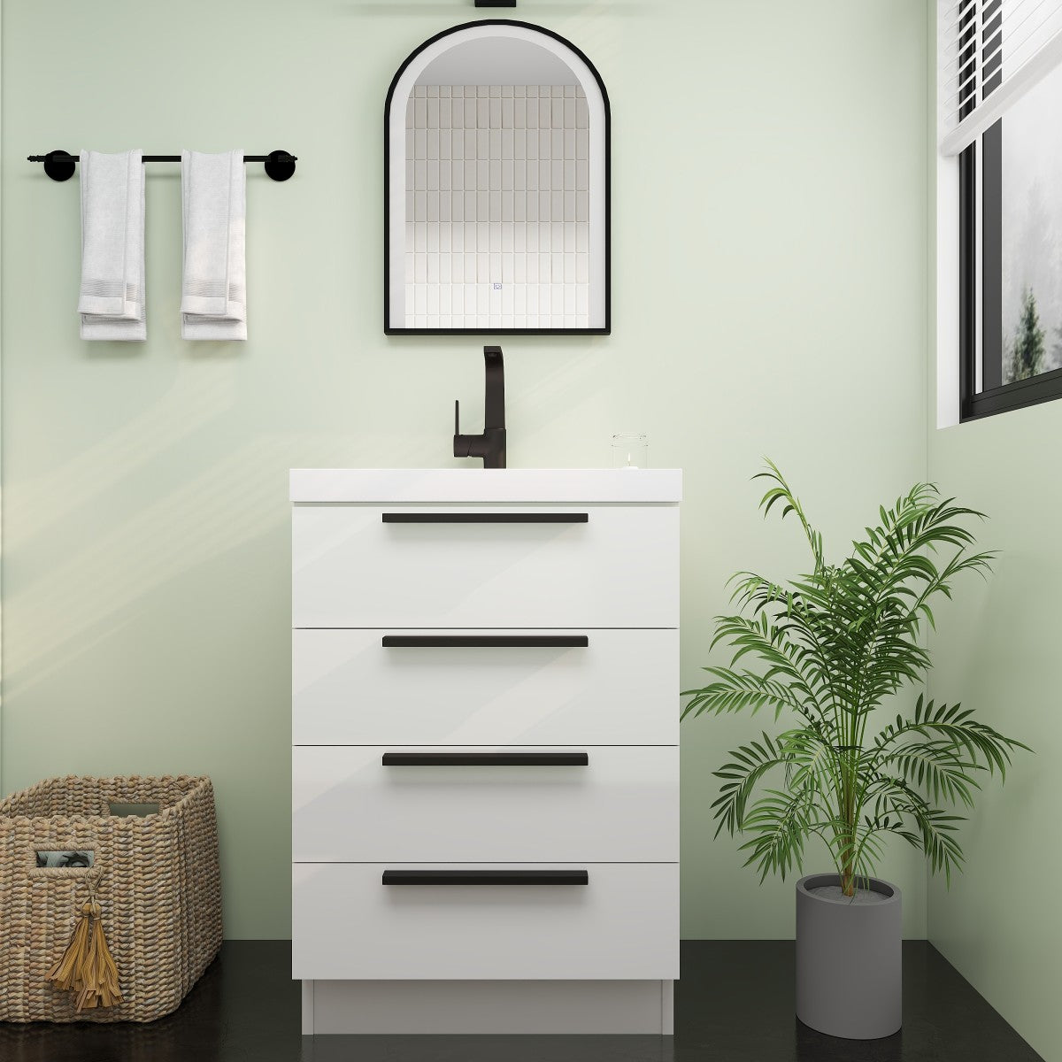 Carla Freestanding Bathroom Vanity with Sink