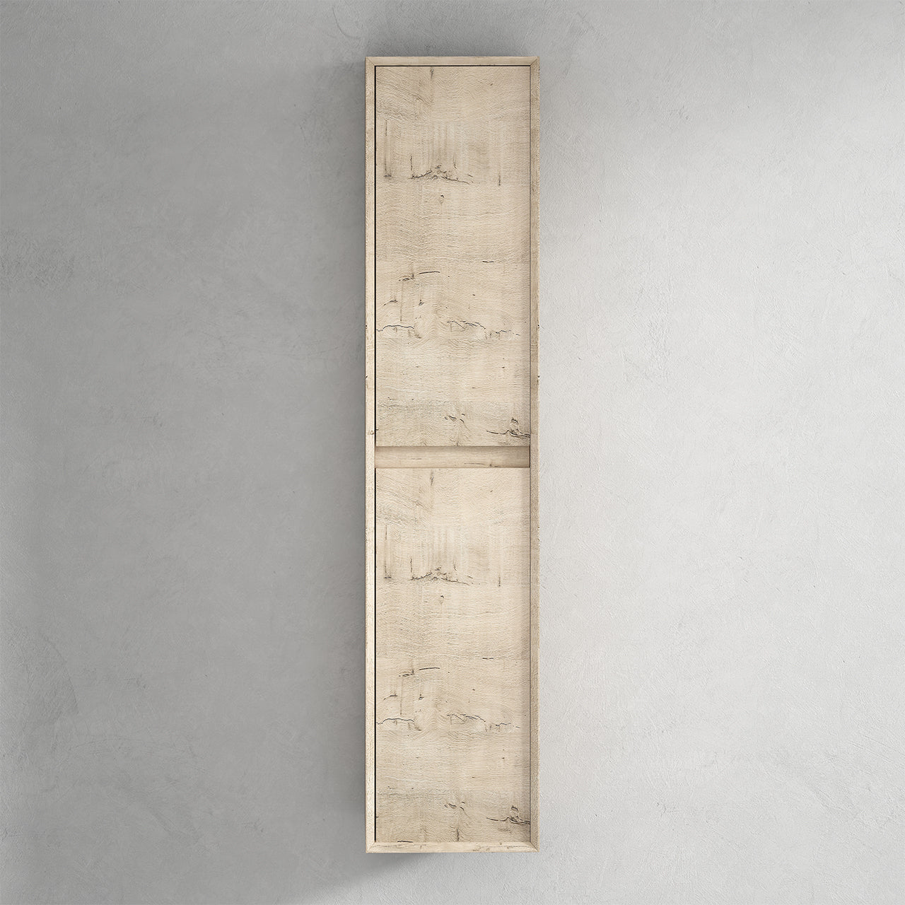 Kingdee 14" Light Oak Linen Side Cabinet
