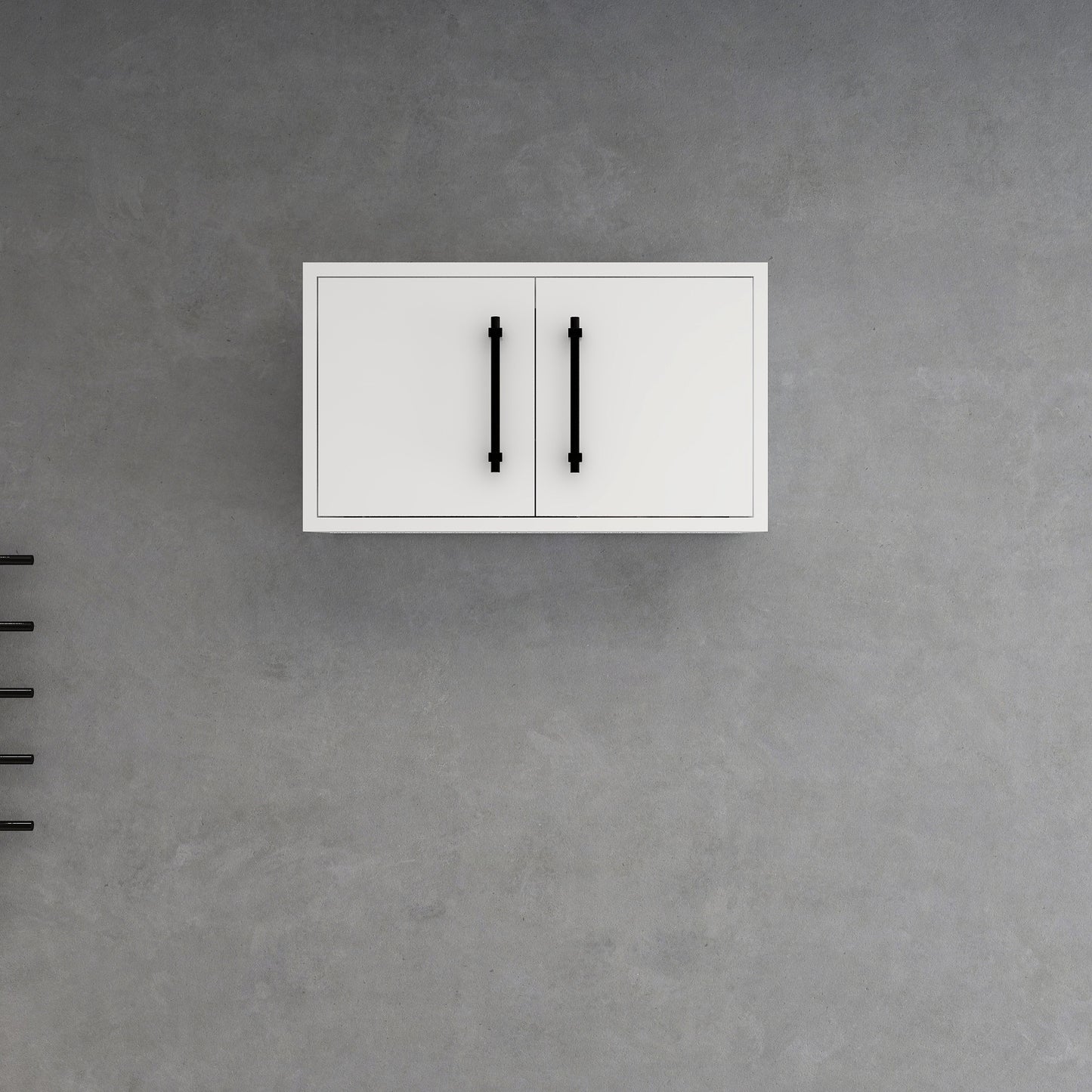 Victoria 24" Solid Wood Overhead Bathroom Vanity Linen Cabinet in Gloss White by Better Vanity