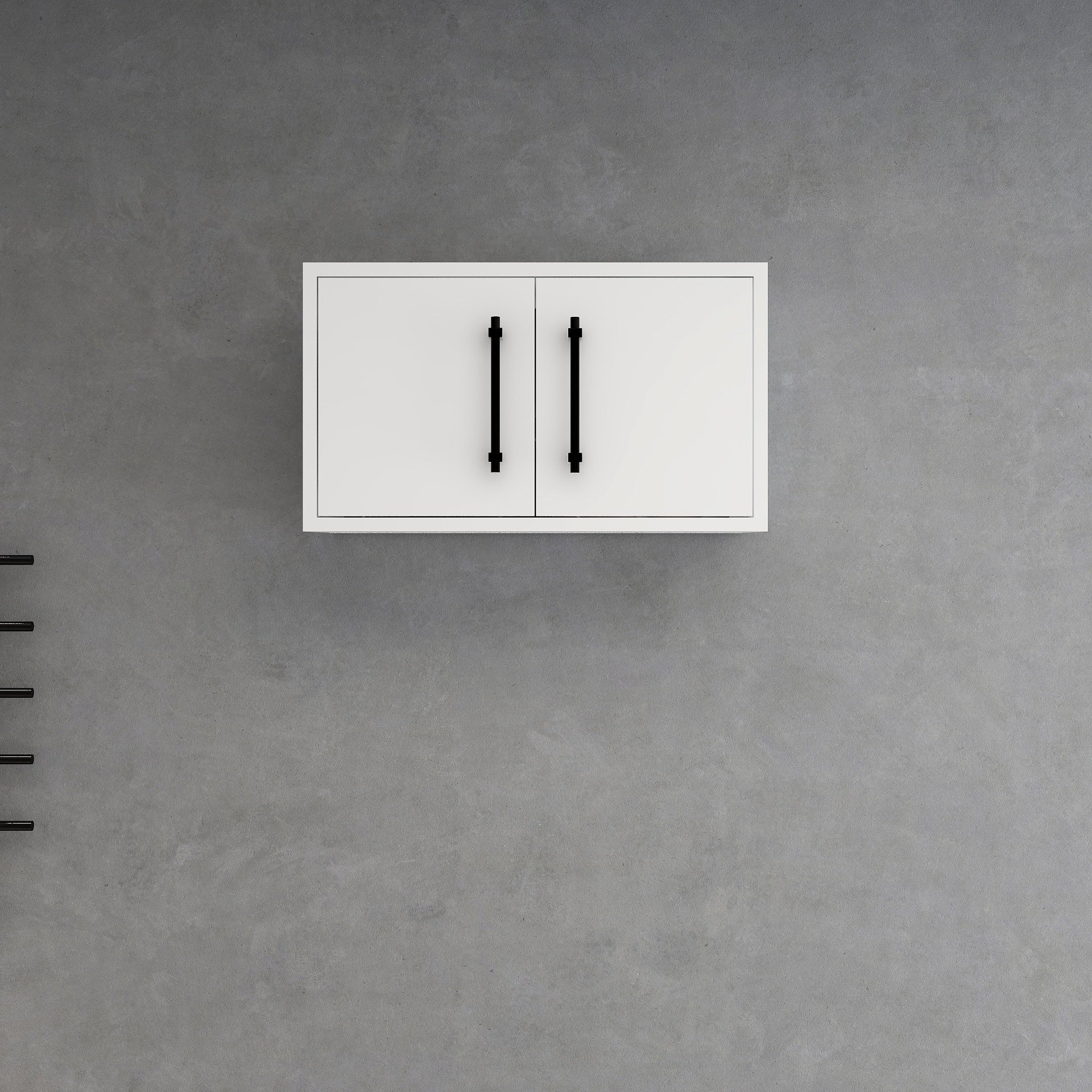 Victoria 24" Solid Wood Overhead Bathroom Vanity Linen Cabinet in Gloss White by Better Vanity
