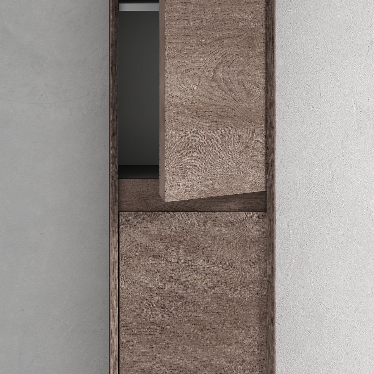 Kingdee 14" Red Oak Linen Side Cabinet
