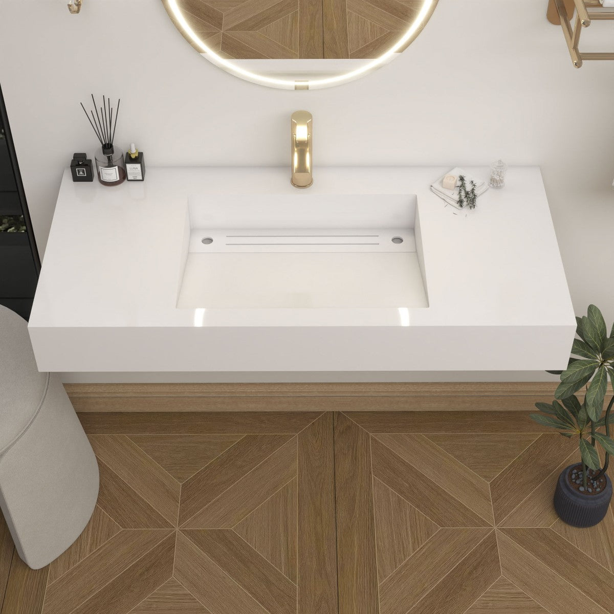 Bethany 42" Reinforced FLX Acrylic Single Sink Countertop
