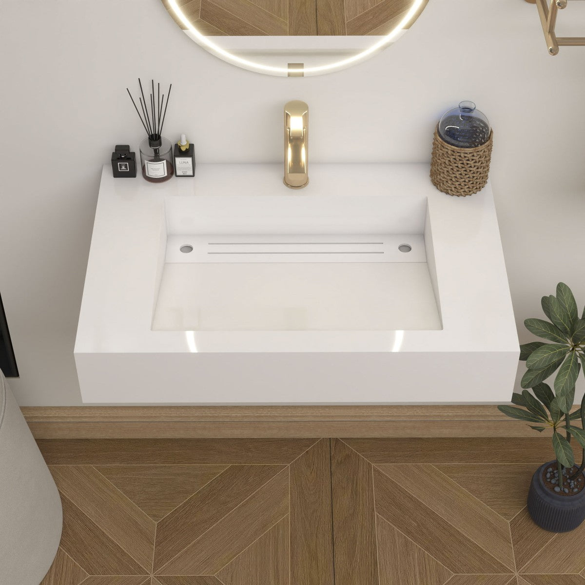 Bethany 30" Reinforced FLX Acrylic Single Sink Countertop