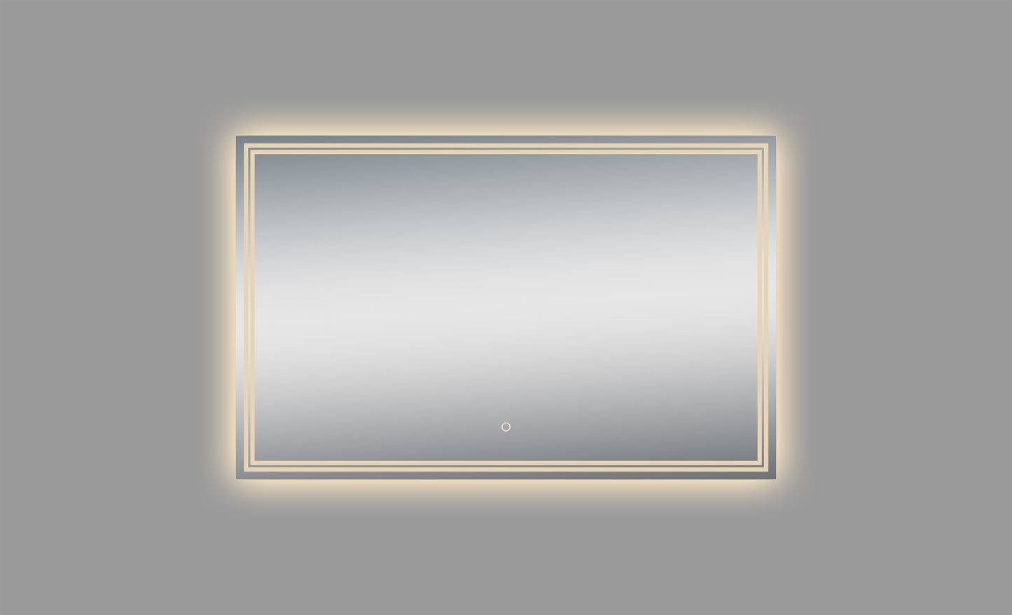 Luna 47'' Polished Edge Back-lit LED Mirror (30''Height)