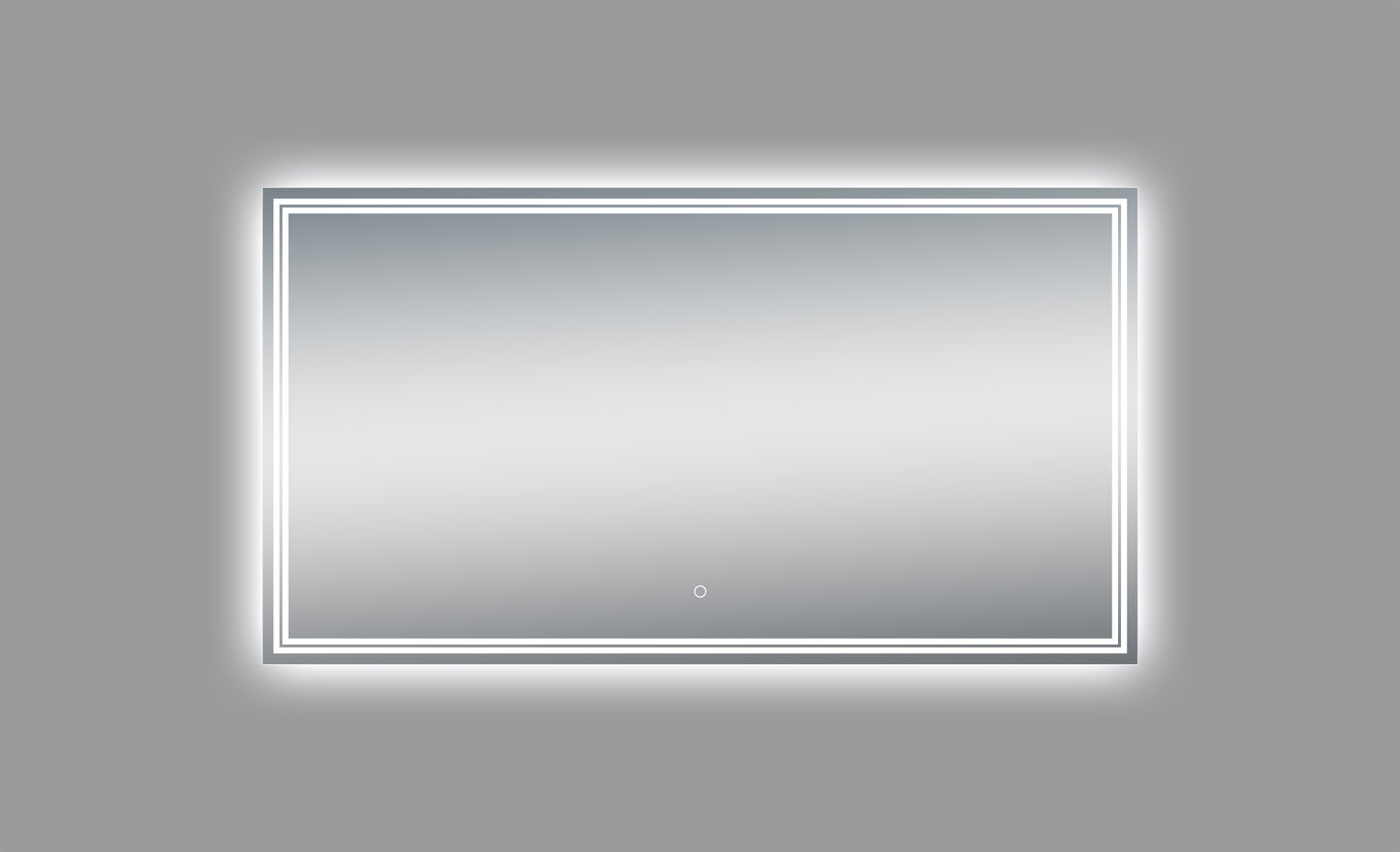 Luna 55'' Polished Edge Back-lit LED Mirror (30''Height)