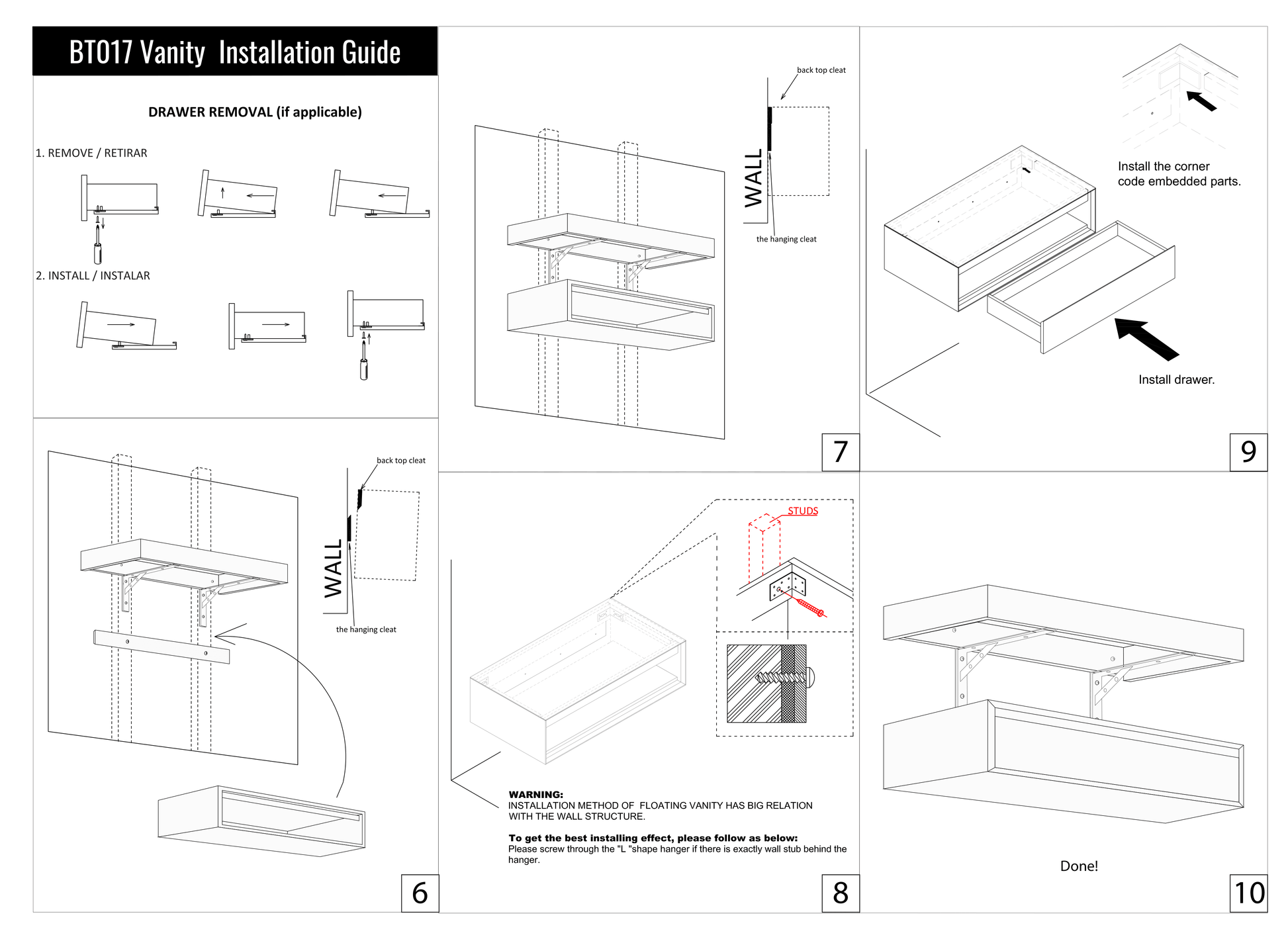 FLX Sink Bracket Wall Mount Instructions pt.1