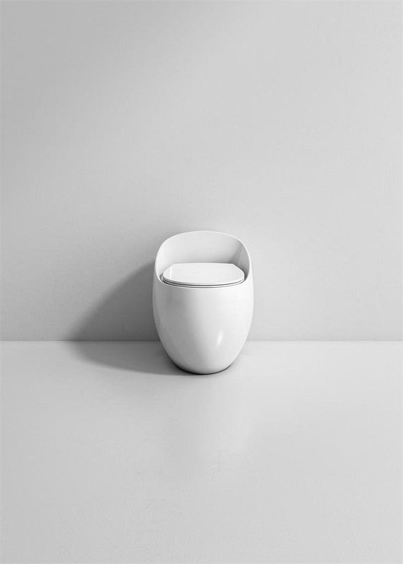 Beno Series Rounded Single Flush Toilet Front View