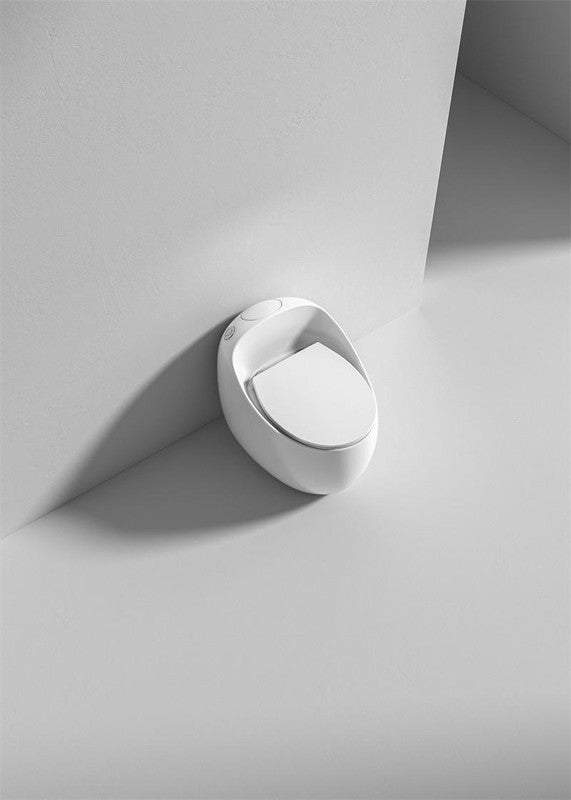 Beno Series Rounded Single Flush Toilet Main View Overhead