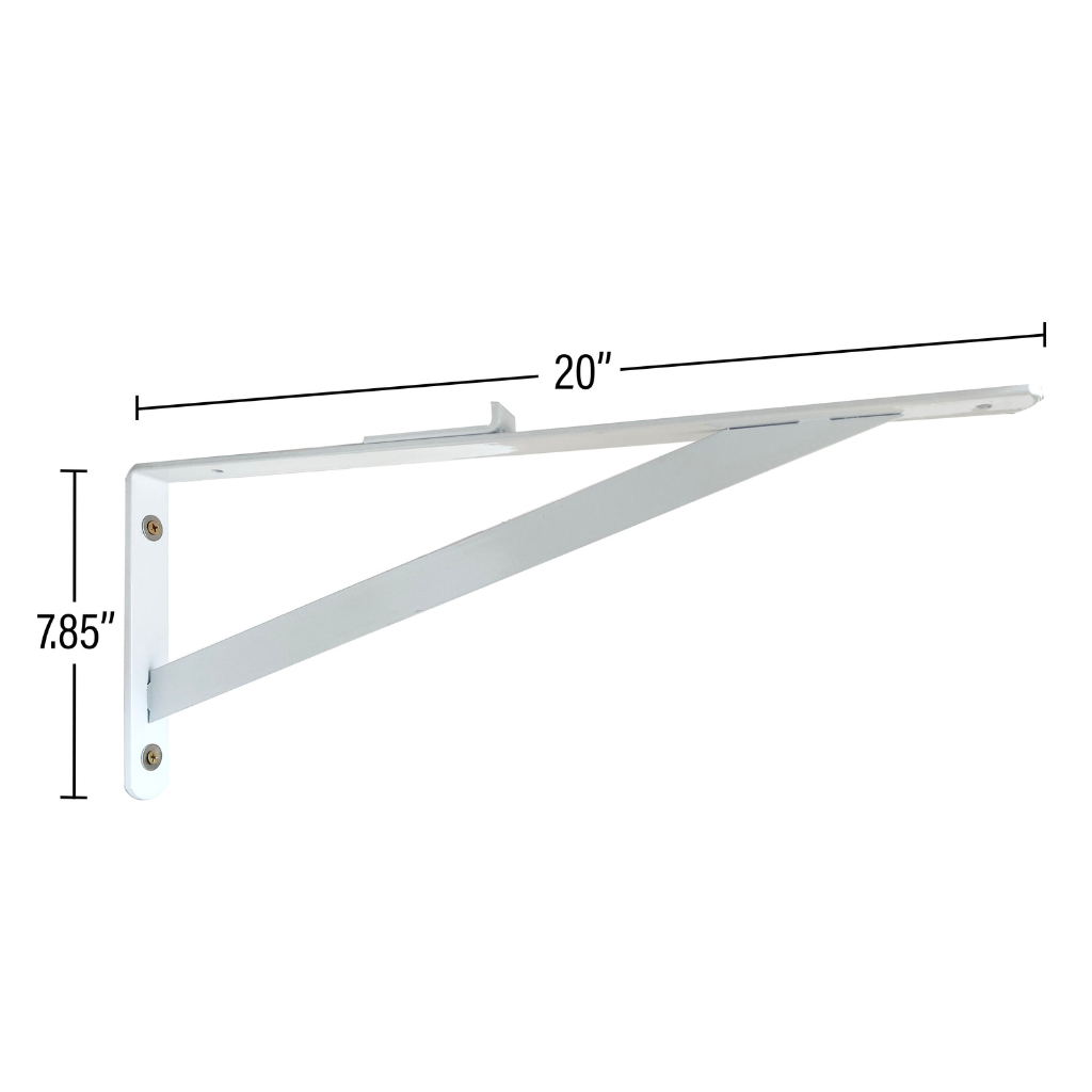 FLX Sink Bracket Wall Mount with Measurements