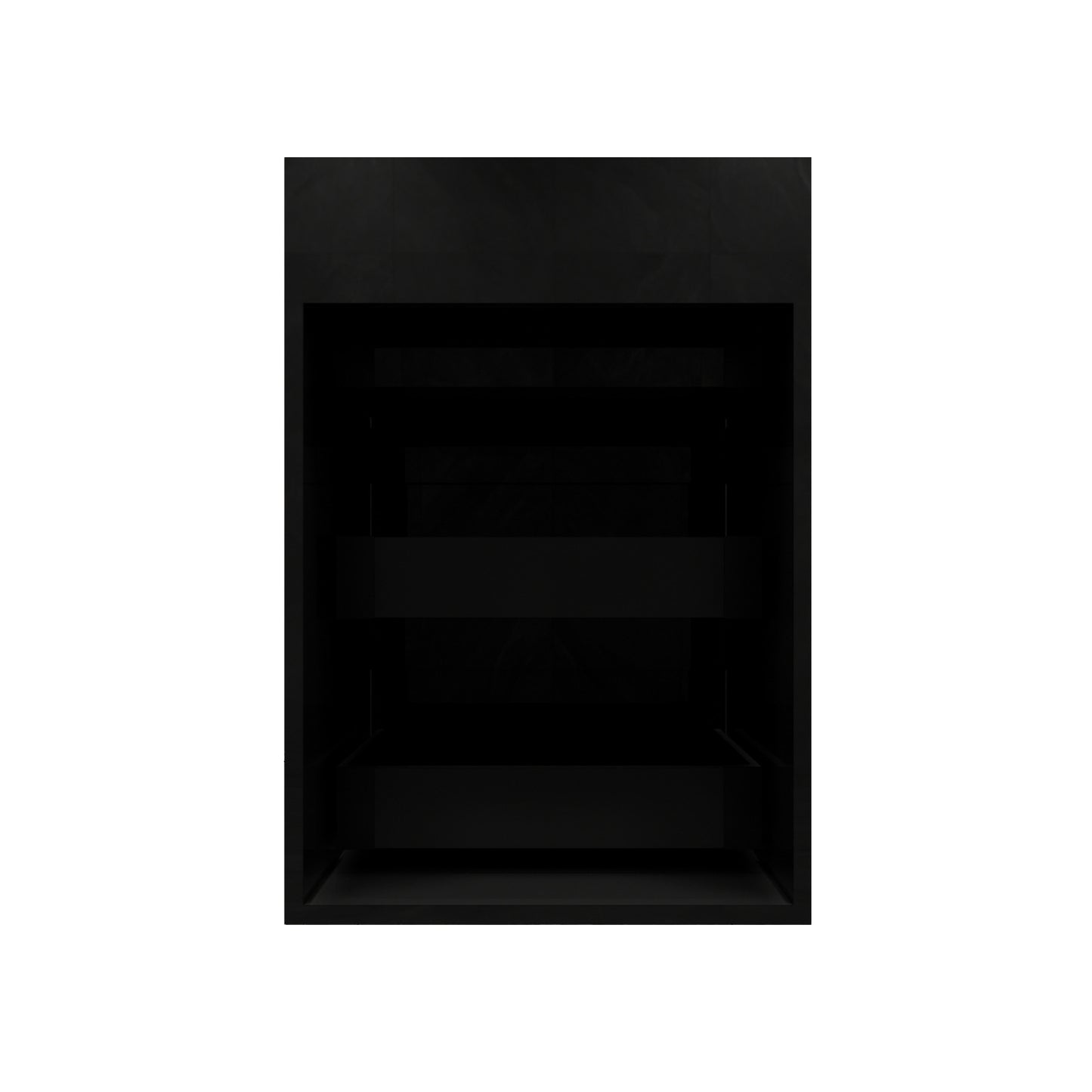 Max 20" Gloss Black Side Cabinet - Bathroom Side Cabinets Better Vanity