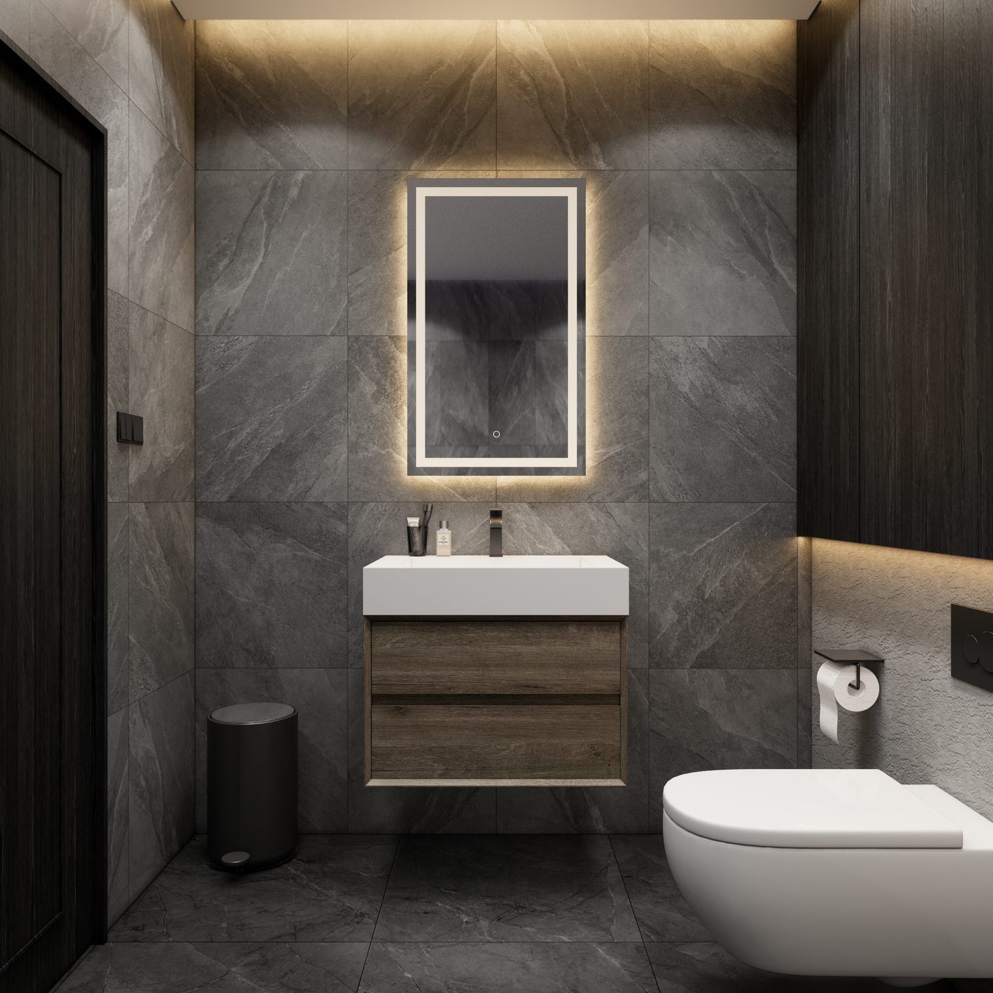 Max 30" in Gray Oak / Grey Oak with FLX Sink - Better Vanity