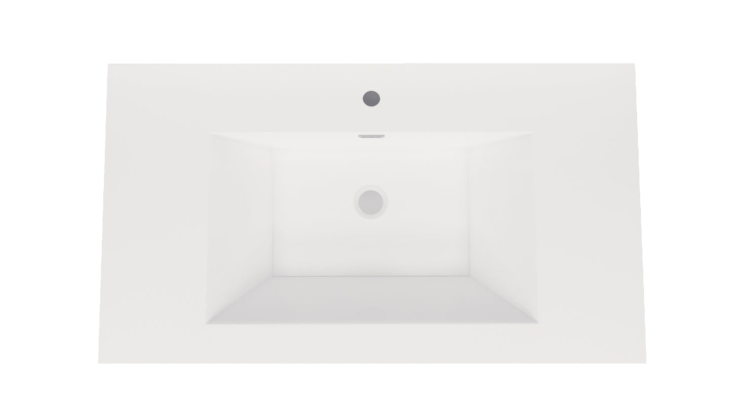 Nobel 36'' Width and 4'' Thickness Acrylic Sink