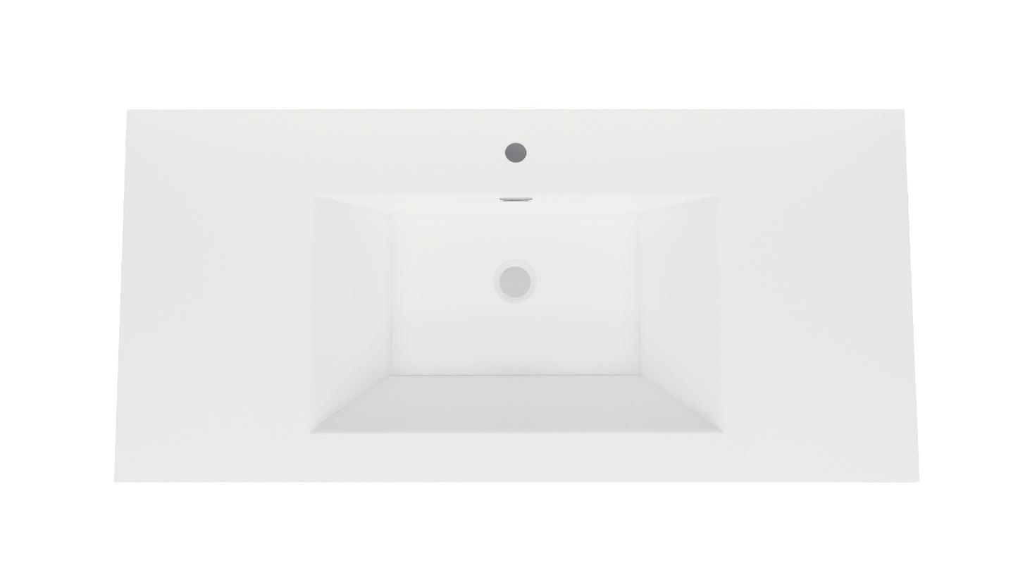 Nobel 42'' Width and 4'' Thickness Acrylic Sink