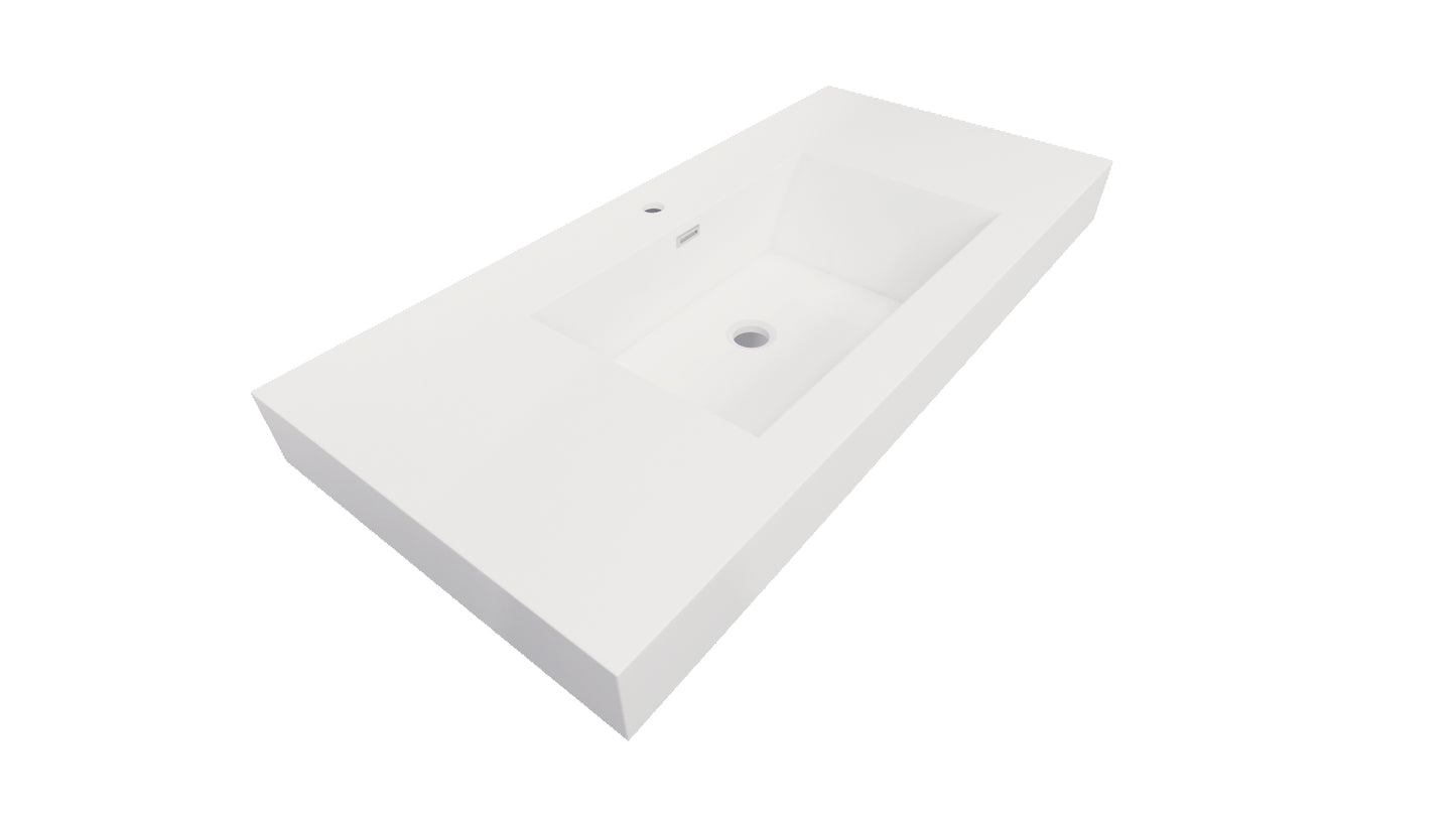 Nobel 42'' Width and 4'' Thickness Acrylic Sink