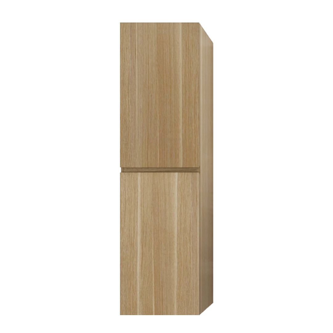 Monterey 16'' Wall-Mounted Side cabinet in White Oak