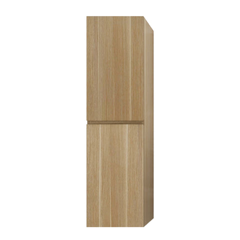 Monterey 16'' Wall-Mounted Side cabinet in White Oak