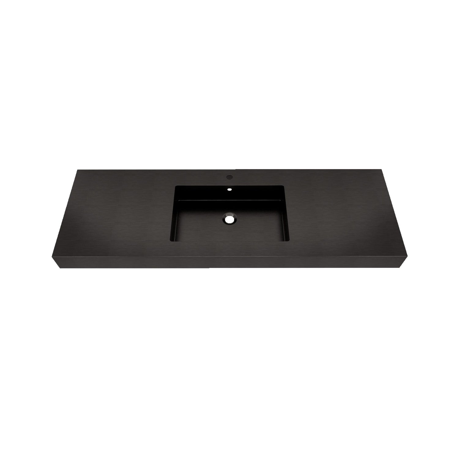 Max 60" Black Stainless Steel Sink - Bathroom Vanity Sink | Better Vanity Premium Bathroom Vanity & Storage USA