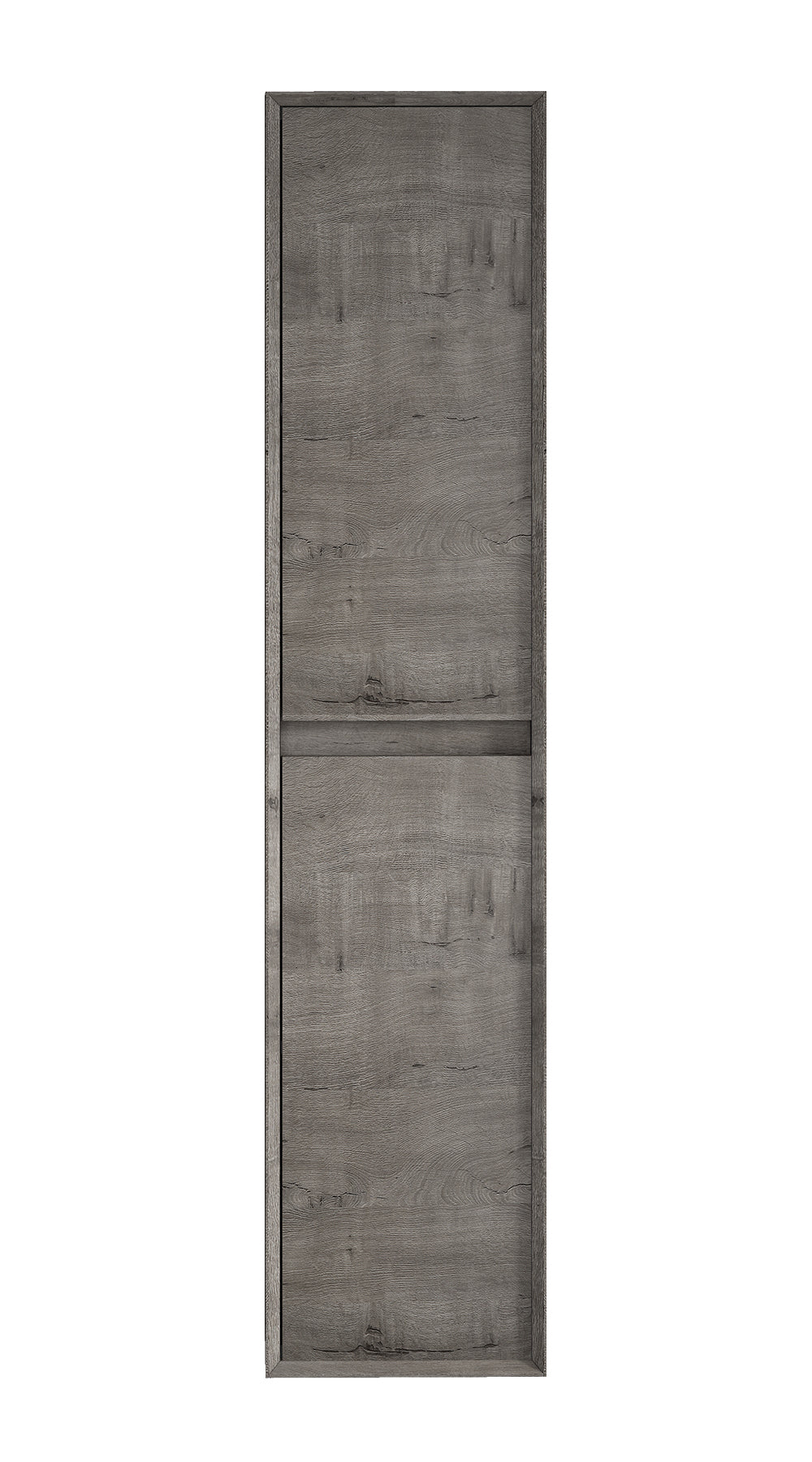 Kingdee 14" Smoke Oak Linen Side Cabinet