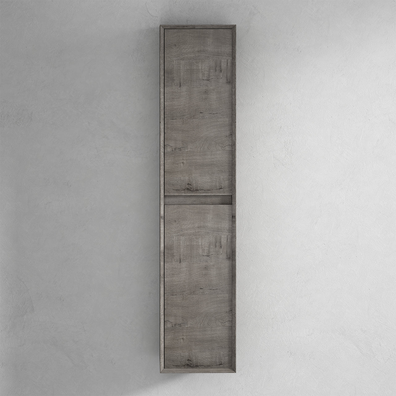 Kingdee 14" Smoke Oak Linen Side Cabinet