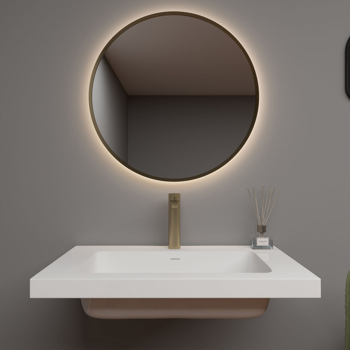 NB Reinforced Acrylic Sink Top 24" - 84"-Better Vanity