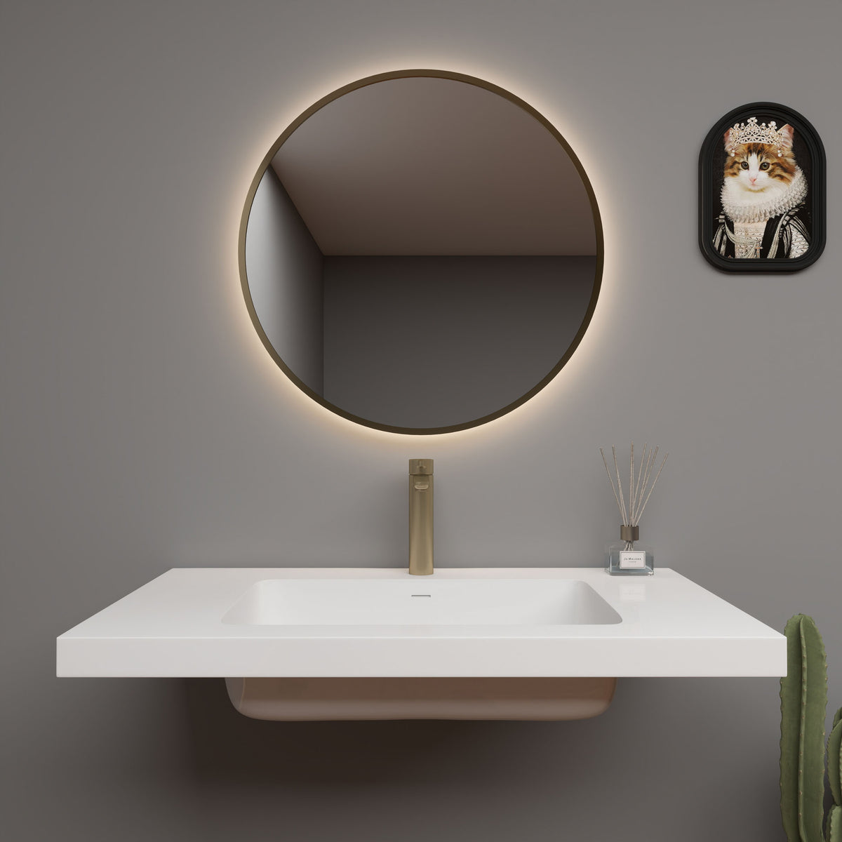NB Reinforced Acrylic Sink Top 24" - 84"-Better Vanity