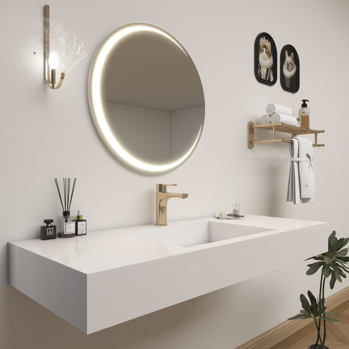 Bethany 48" Reinforced FLX Acrylic Single Sink Countertop