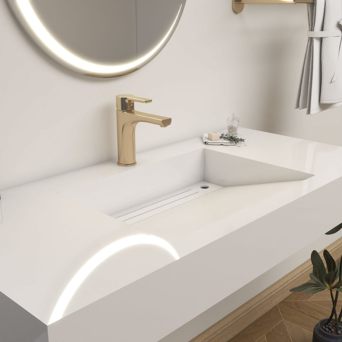 Bethany 42" Reinforced FLX Acrylic Single Sink Countertop