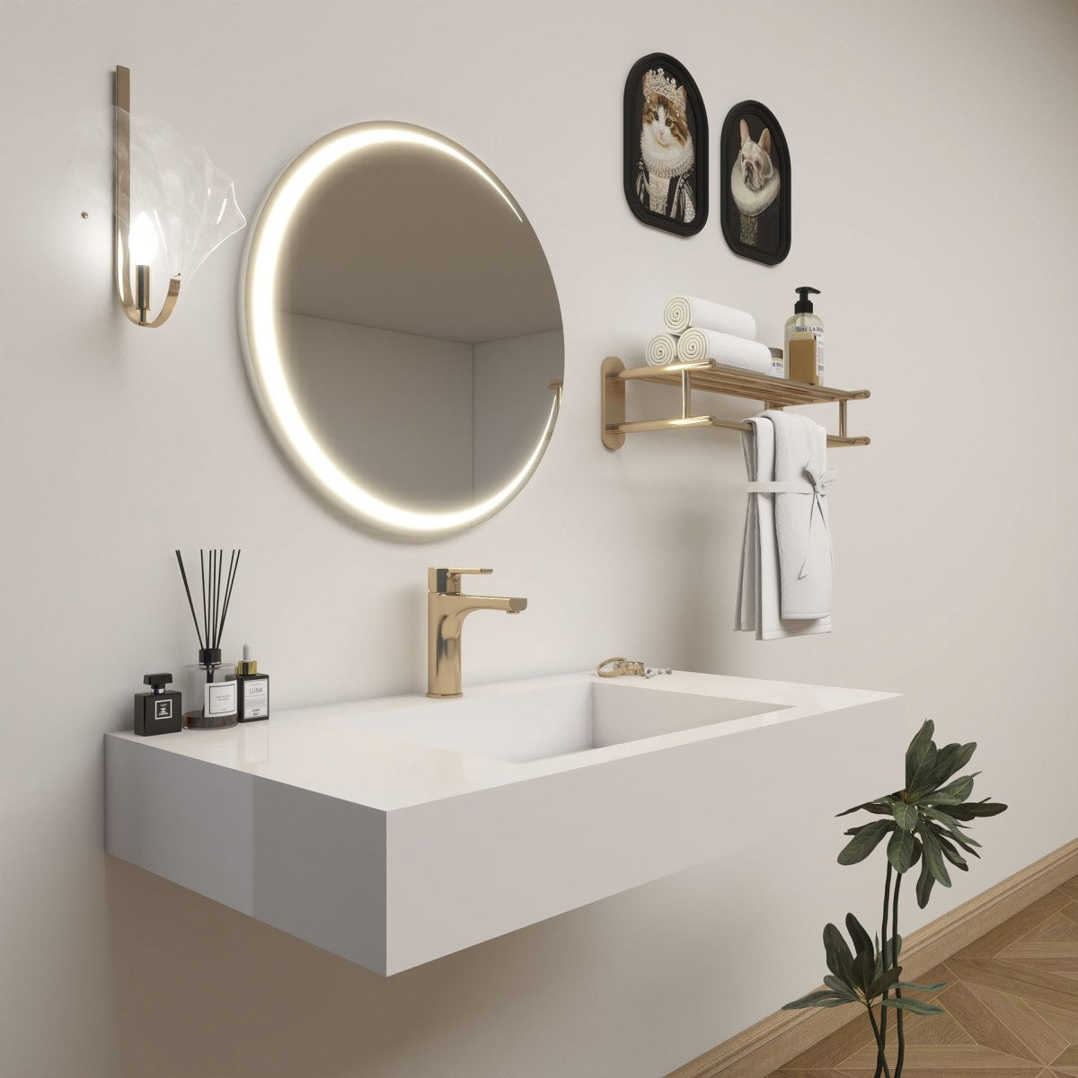 Bethany 36" Reinforced FLX Acrylic Single Sink Countertop
