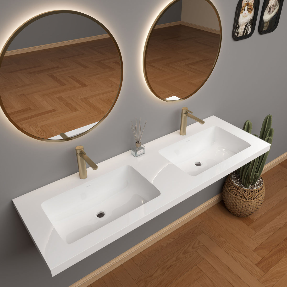 NB Reinforced Acrylic Sink Top 24" - 84"-Better Vanity
