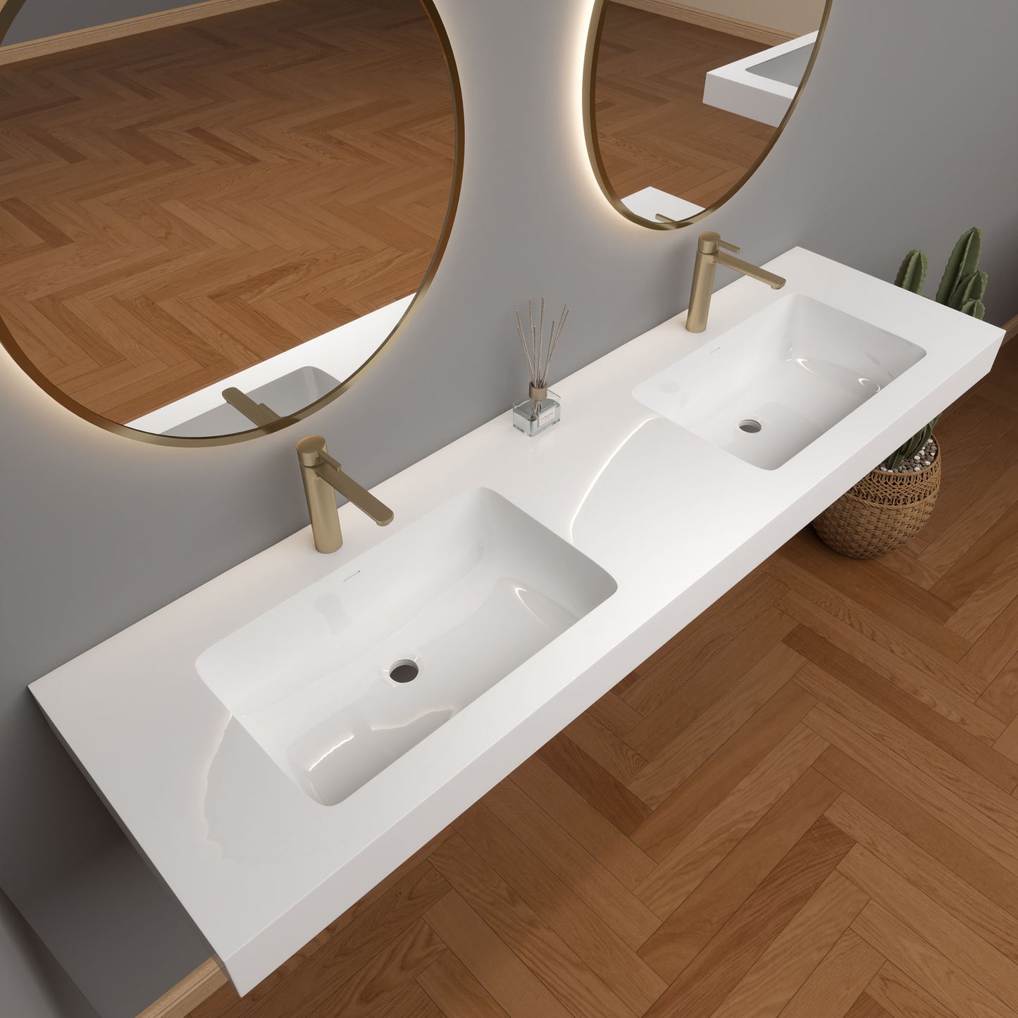 LB Reinforced Acrylic Sink Top 24" - 84"