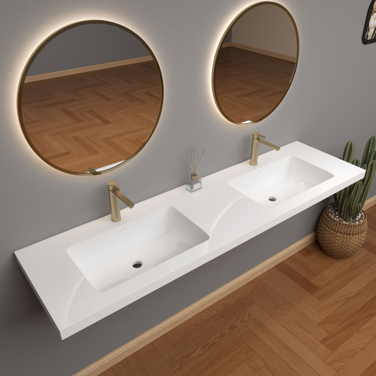 NB Reinforced Acrylic Sink Top 24" - 84"-Better Vanity